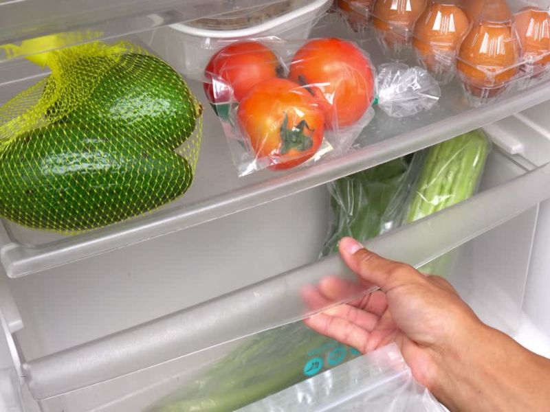 prikaz povrća u frižideru